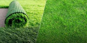 comparação grama sintetica vs grama sintetica natural