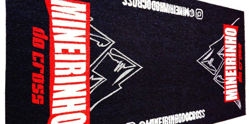 tapete capacho personalizado mineirinho do cross