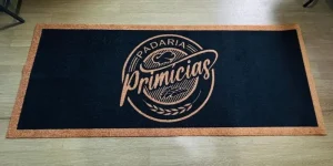 tapete de porta personalizado