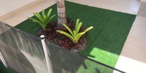 grama sintetica para jardim